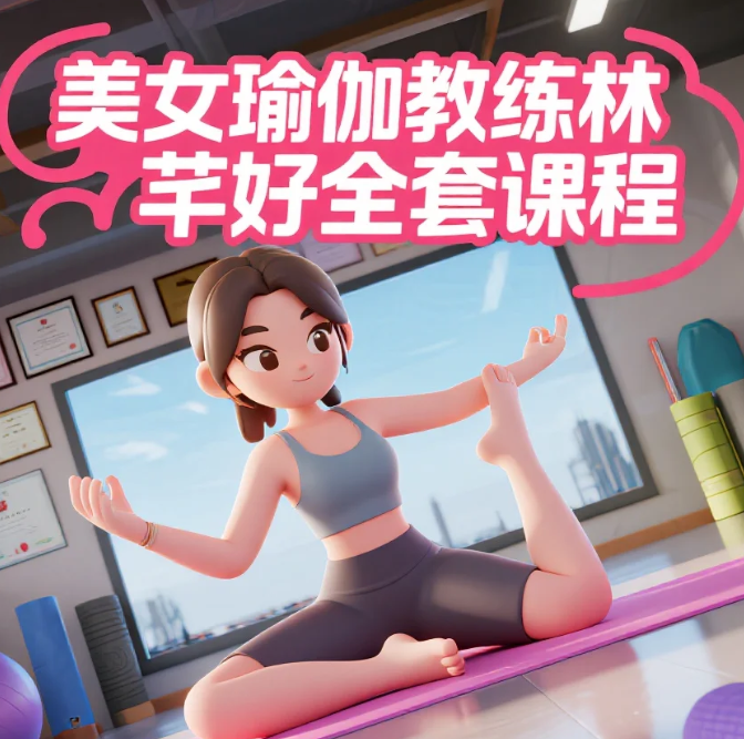 【教程】美女瑜伽教练林芊妤全套课程 mp4