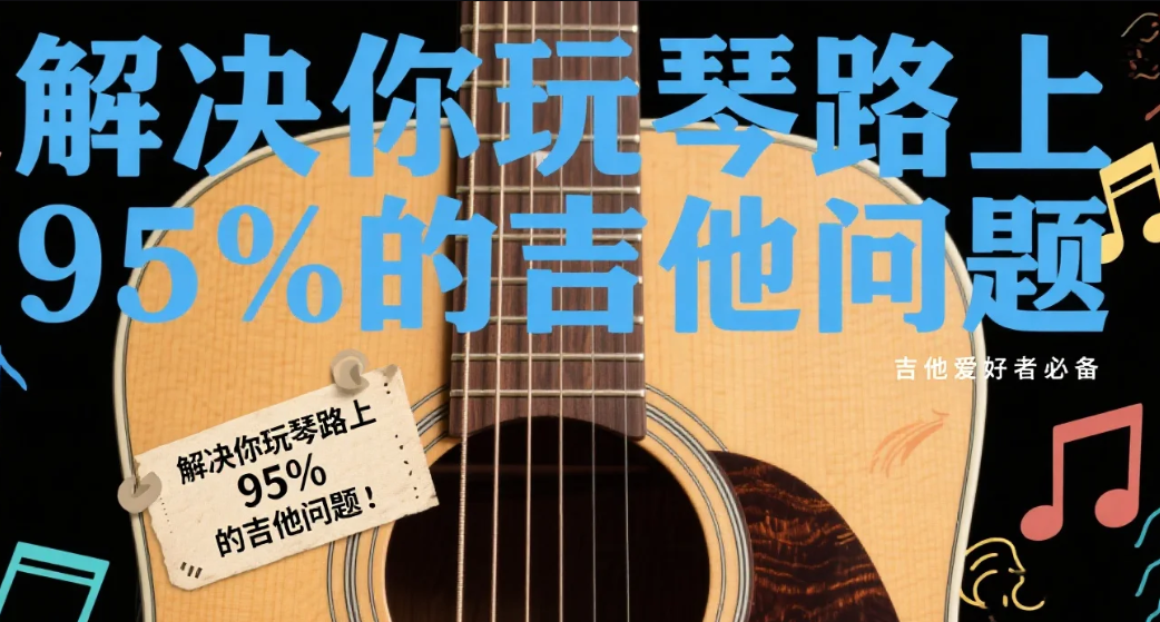 【教程】解决你玩琴路上95%的吉他问题 视频教程 mp4