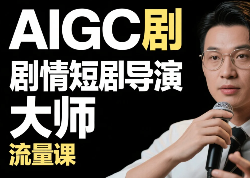 【教程】AIGC剧情短剧导演大师流量课 - ​AI赋能的短剧创作 mp4