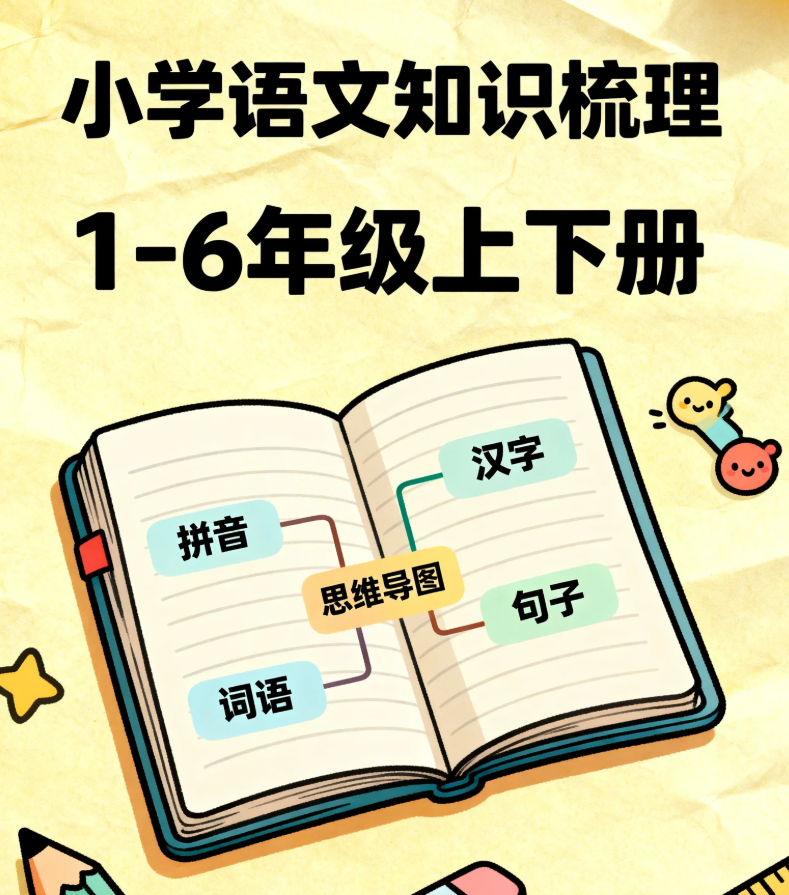 【资料】小学语文《知识梳理》1-6年级上下册 docx [44.2M]
