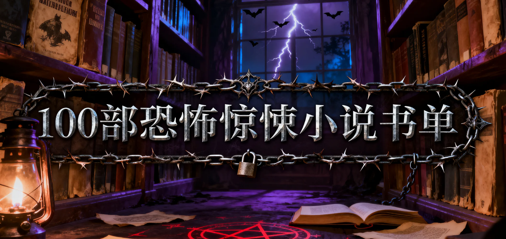 【书籍】100部恐怖惊悚小说书单 epub/pdf/mobi [1.1GB]
