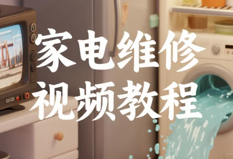 【课程】家电维修视频教程 mp4 [16.1GB]